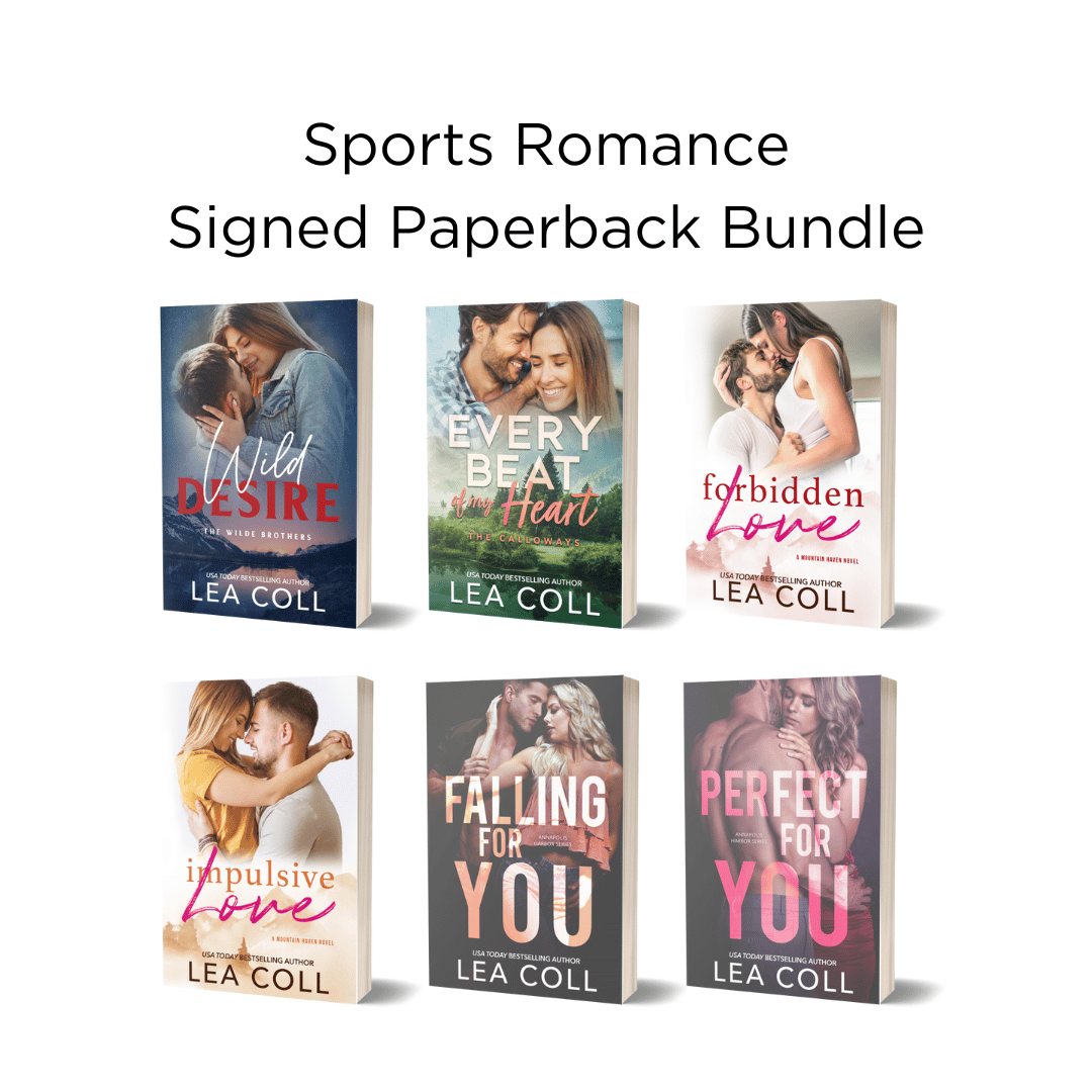 Sports Romance Signed Paperback Bundle