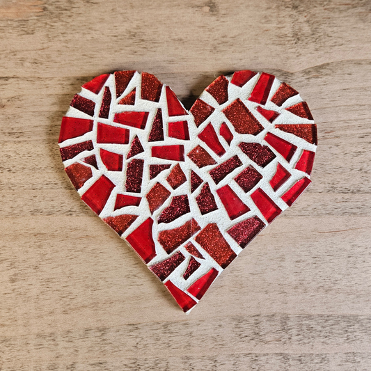 Glass Heart Mosaic