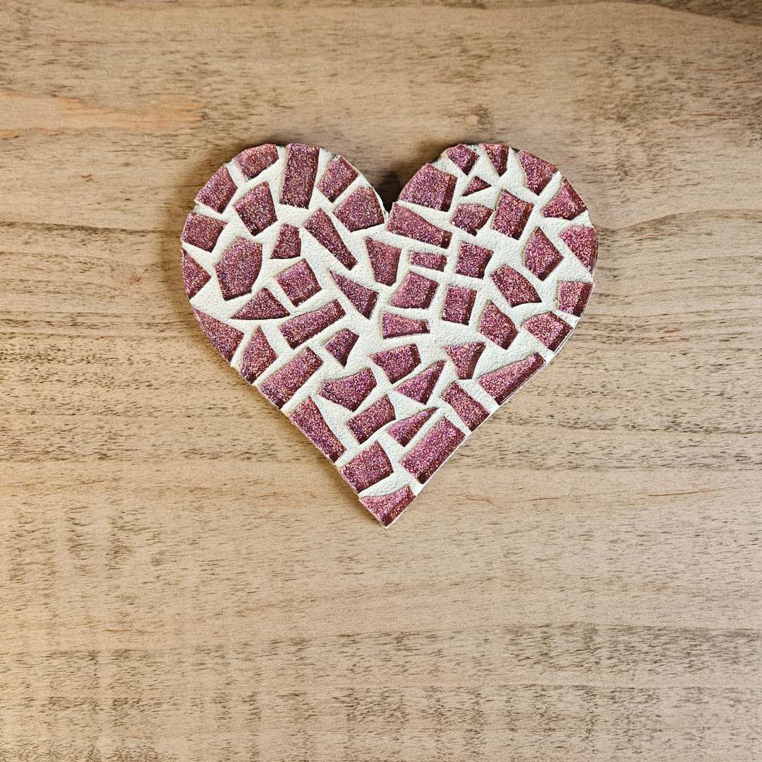 Glass Heart Mosaic