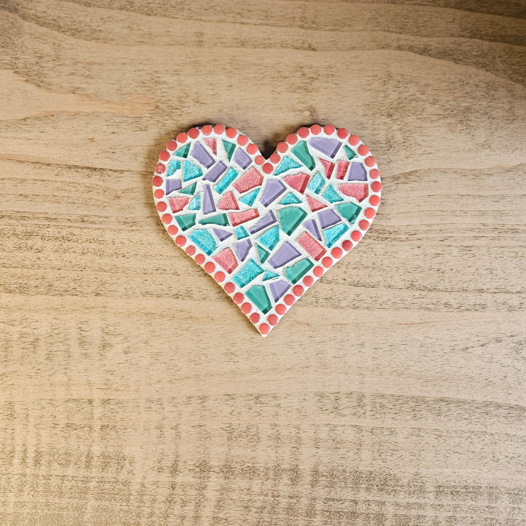 Glass Heart Mosaic