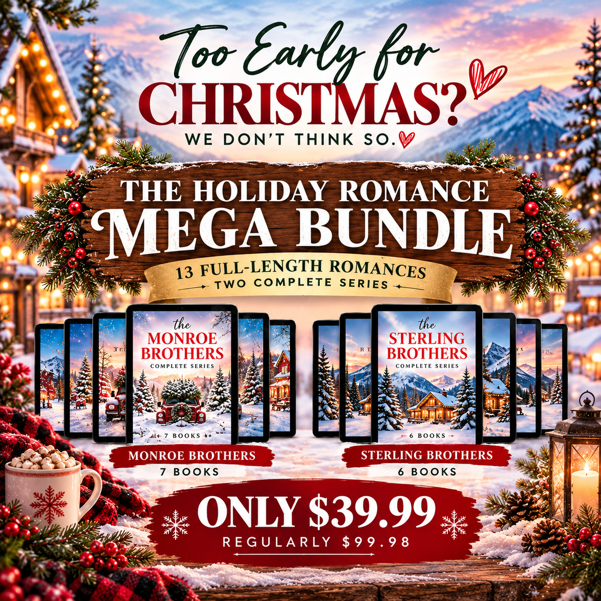 Holiday Romance Mega Bundle — 13 Books