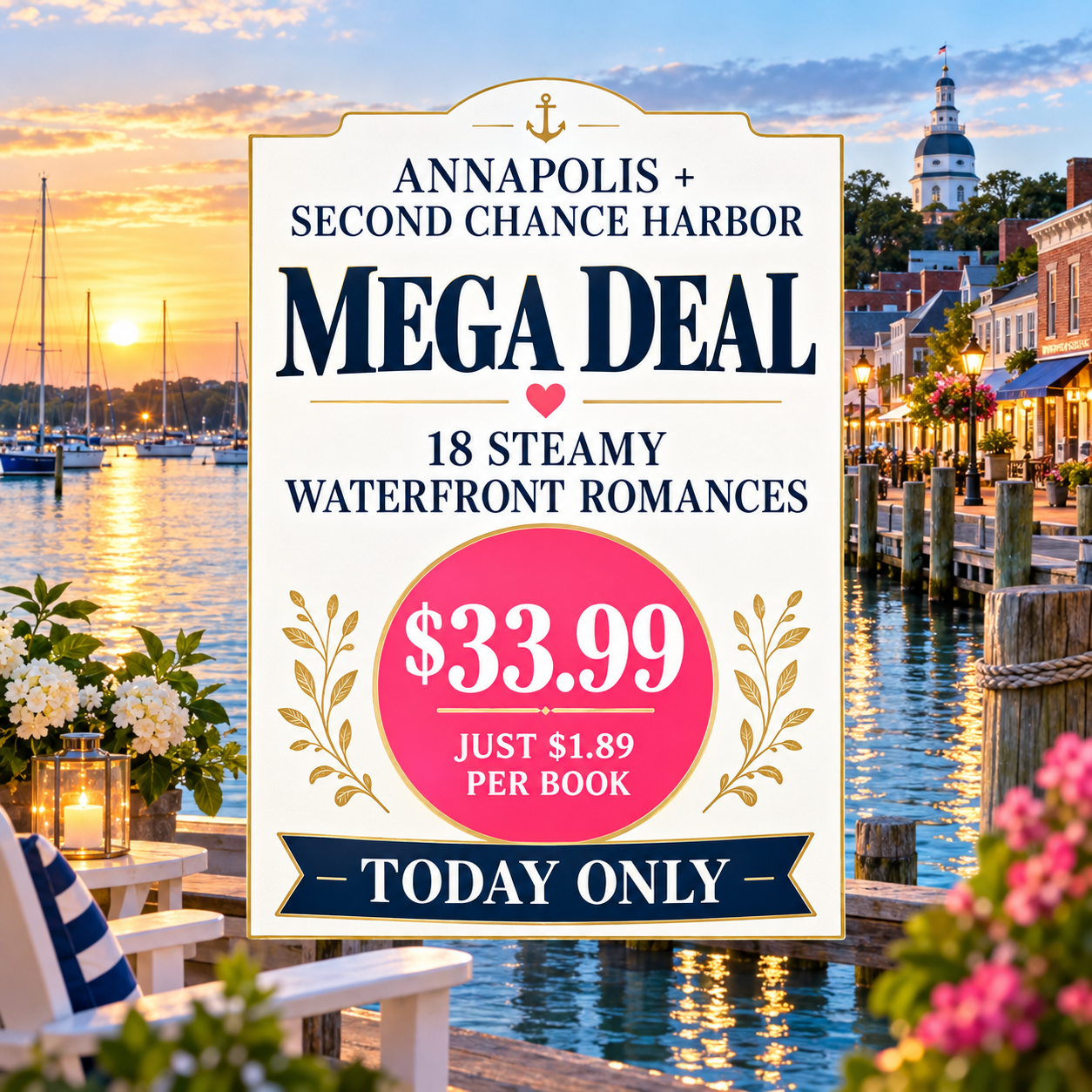 Annapolis + Second Chance Harbor Mega Bundle — 18 Books